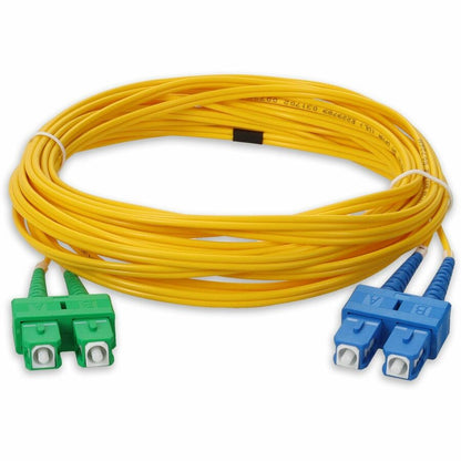 Addon 1M Asc (Male) To Sc (Male) Yellow Os2 Duplex Fiber Ofnr (Riser-Rated) Patch Cable