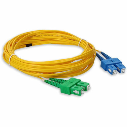 Addon 1M Asc (Male) To Sc (Male) Yellow Os2 Duplex Fiber Ofnr (Riser-Rated) Patch Cable