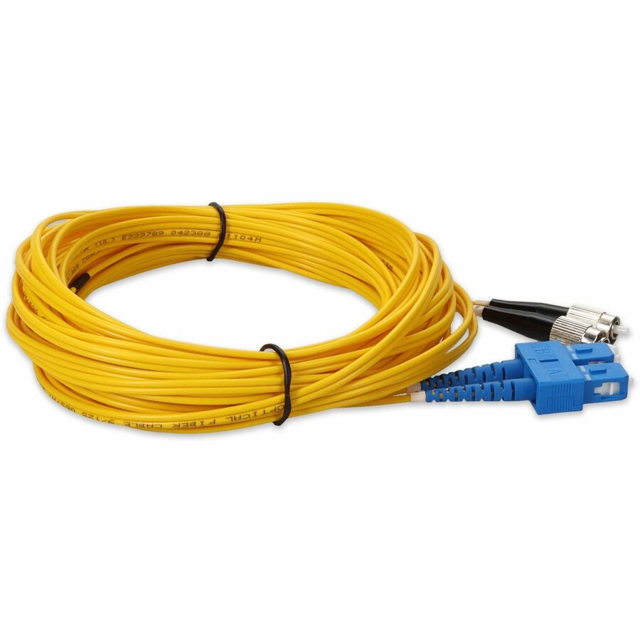 Addon 3M Fc (Male) To Sc (Male) Yellow Os2 Duplex Fiber Ofnr (Riser-Rated) Patch Cable