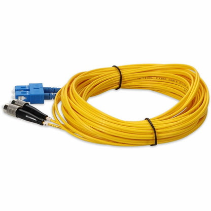 Addon 3M Fc (Male) To Sc (Male) Yellow Os2 Duplex Fiber Ofnr (Riser-Rated) Patch Cable