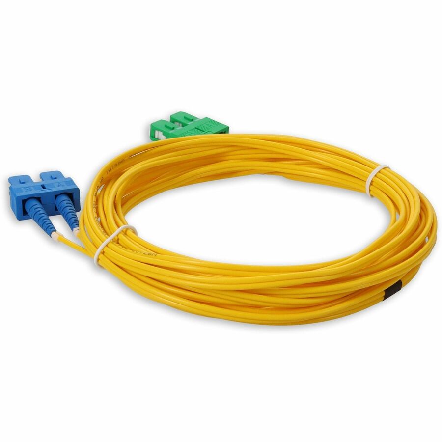 Addon 3M Asc (Male) To Sc (Male) Yellow Os2 Duplex Fiber Ofnr (Riser-Rated) Patch Cable