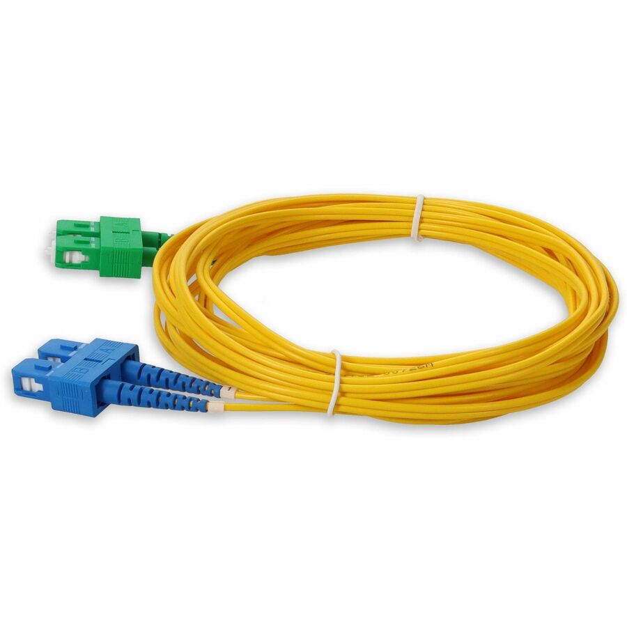 Addon 3M Asc (Male) To Sc (Male) Yellow Os2 Duplex Fiber Ofnr (Riser-Rated) Patch Cable