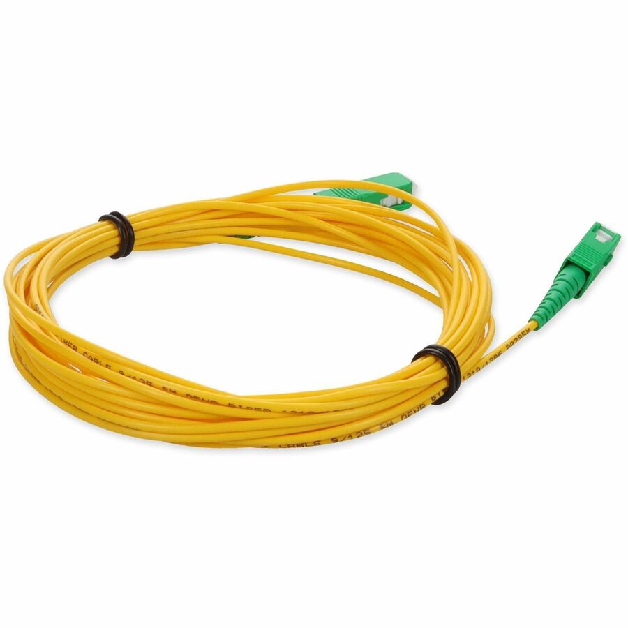 Addon 10M Asc (Male) To Asc (Male) Yellow Os2 Simplex Fiber Ofnr (Riser-Rated) Patch Cable