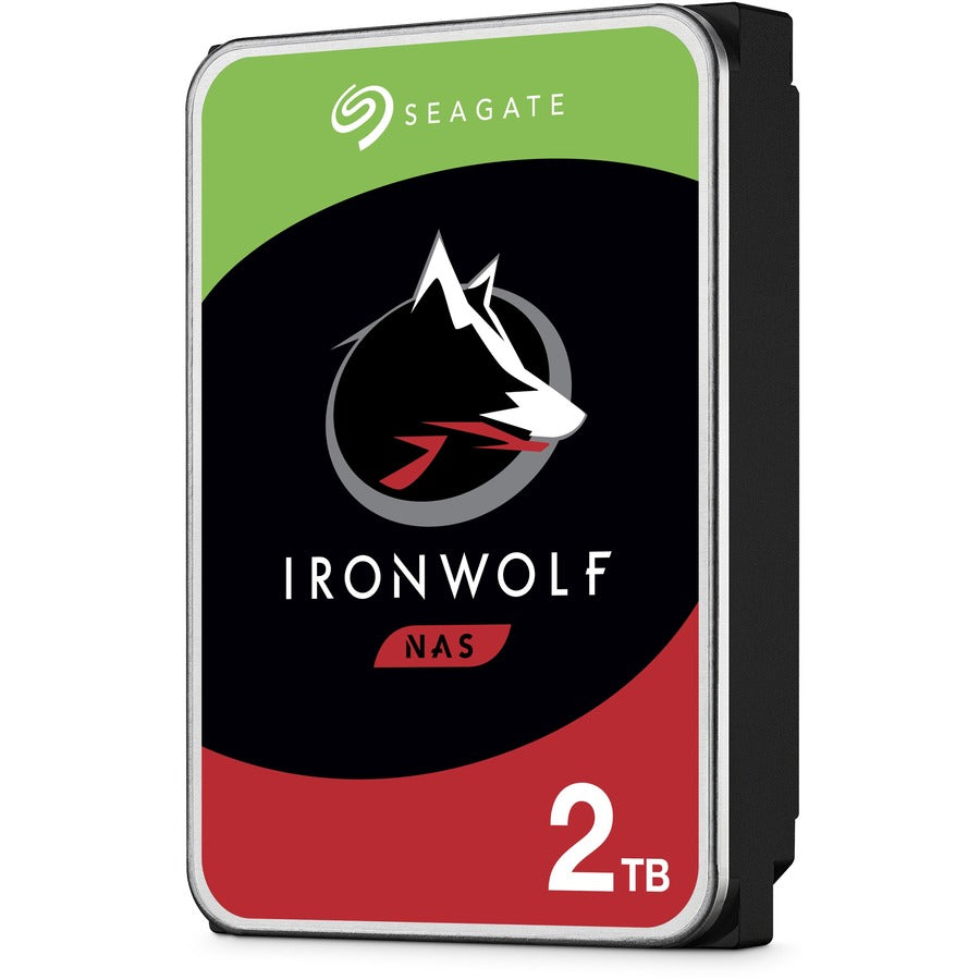 Seagate IronWolf ST2000VN004 2 TB Hard Drive - 3.5 Internal - SATA (SATA/600) - Conventional Magnetic Recording (CMR) Method"