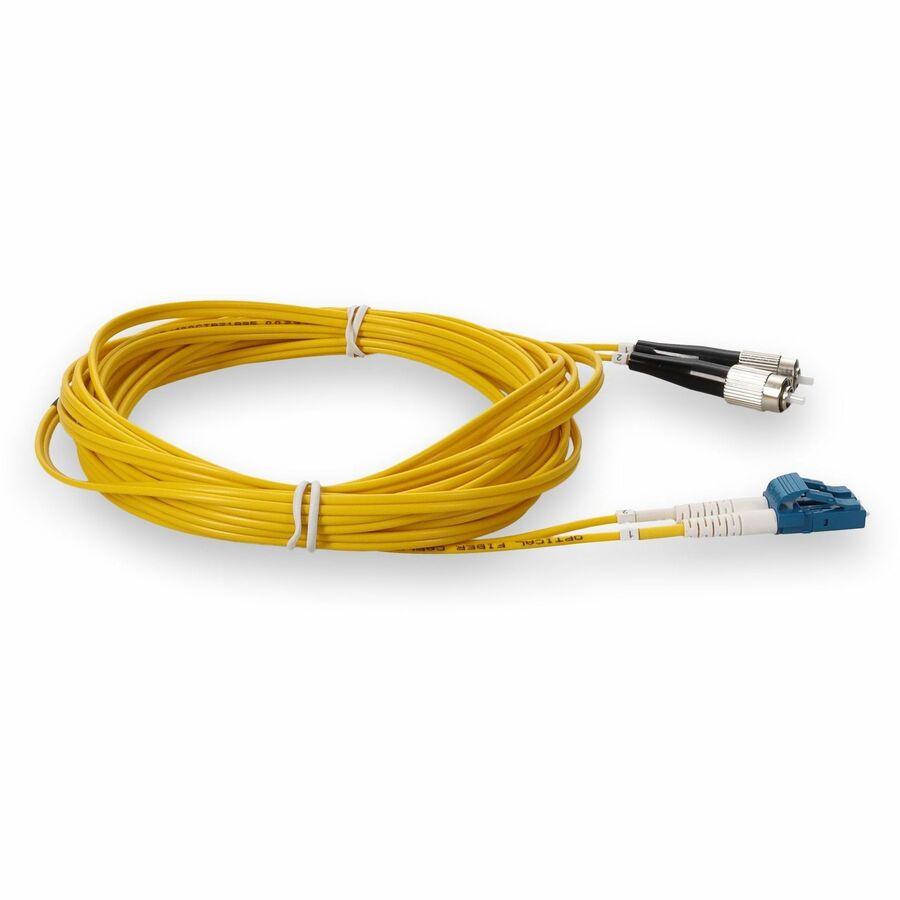 Addon 4M Fc (Male) To Lc (Male) Yellow Os2 Duplex Fiber Ofnr (Riser-Rated) Patch Cable