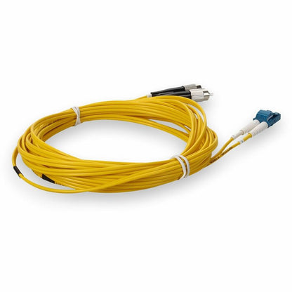 Addon 4M Fc (Male) To Lc (Male) Yellow Os2 Duplex Fiber Ofnr (Riser-Rated) Patch Cable