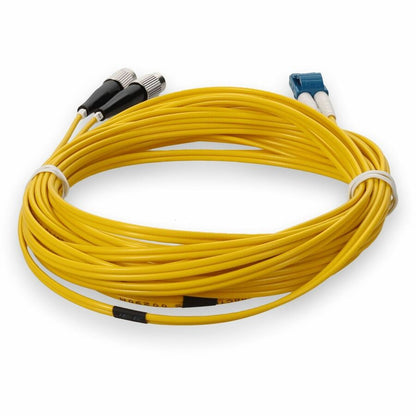 Addon 4M Fc (Male) To Lc (Male) Yellow Os2 Duplex Fiber Ofnr (Riser-Rated) Patch Cable