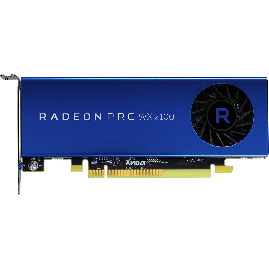 Amd Radeon Pro Wx 2100 - Graphics Card - Radeon Pro Wx 2100 - 2 Gb Gddr5 - Pcie 3.0 X16 - 2 X Mini Displayport, Displayport