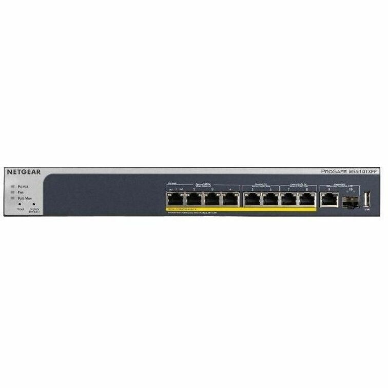 Netgear 10-Port Poe Multi-Gigabit/10G Smart Switch (Ms510Txpp)