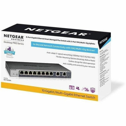 Netgear 10-Port Gigabit/10G Ethernet Plus Switch (Gs110Emx)