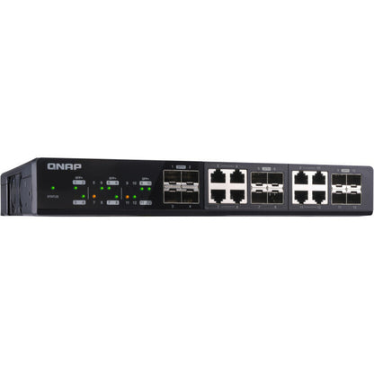 Qnap Qsw-1208-8C Network Switch Unmanaged None Black