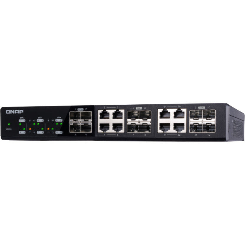 Qnap Qsw-1208-8C Network Switch Unmanaged None Black