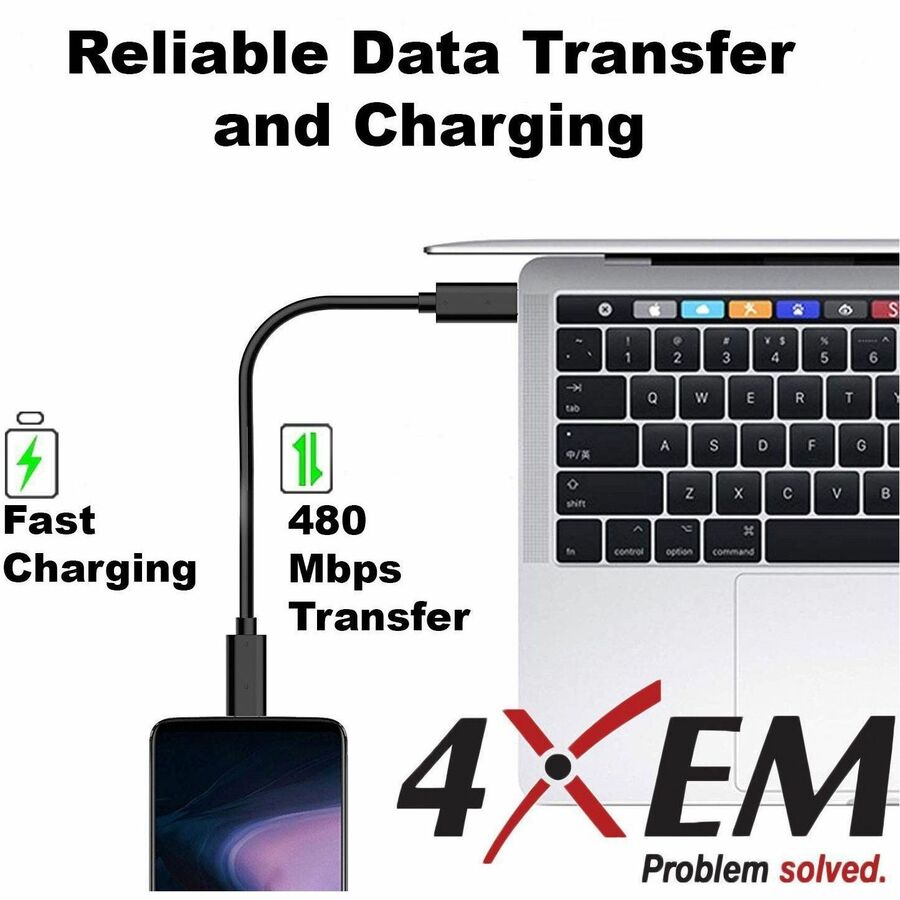 4Xem Usb-B Micro To Usb-C Adapter