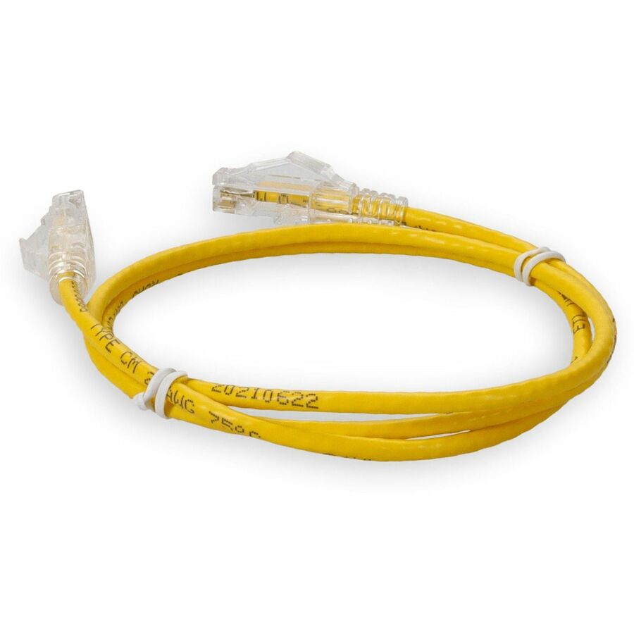 Addon Networks Add-7Fcat6Sl-Yw Networking Cable Yellow 2.13 M Cat6 U/Utp (Utp)