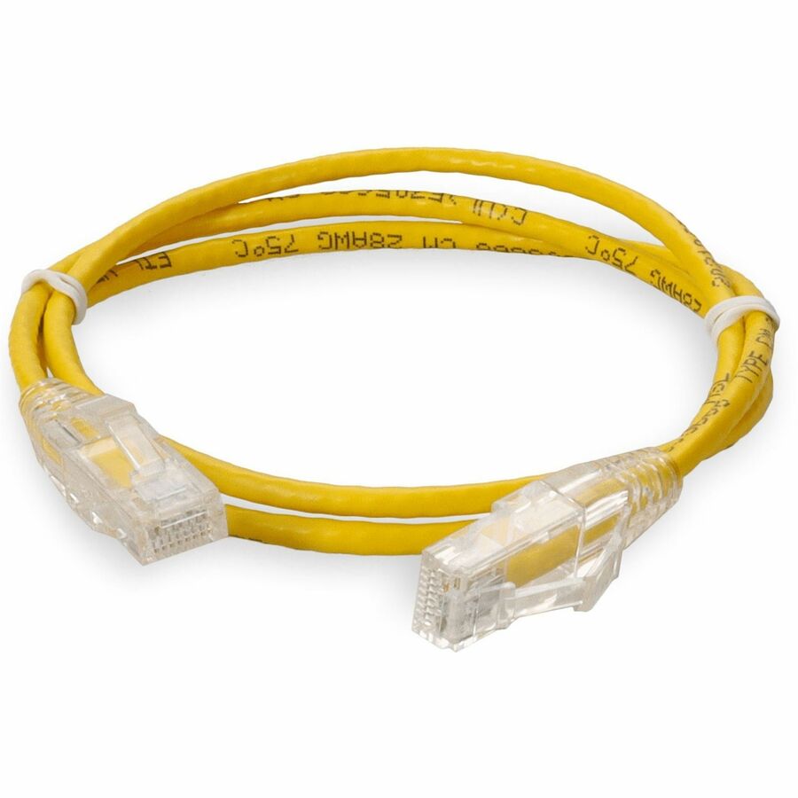 Addon Networks Add-7Fcat6Sl-Yw Networking Cable Yellow 2.13 M Cat6 U/Utp (Utp)