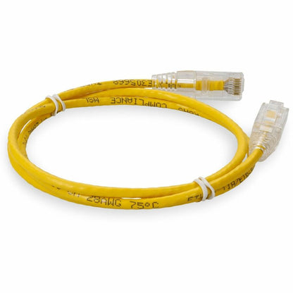 Addon Networks Add-7Fcat6Sl-Yw Networking Cable Yellow 2.13 M Cat6 U/Utp (Utp)