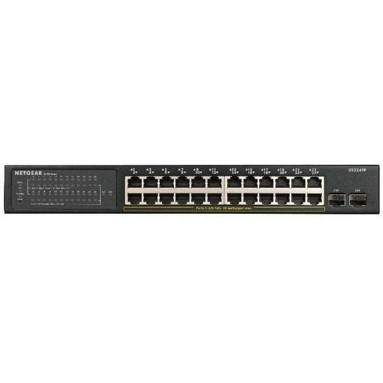 Netgear 26-Port Poe Gigabit Ethernet Smart Switch (Gs324Tp)