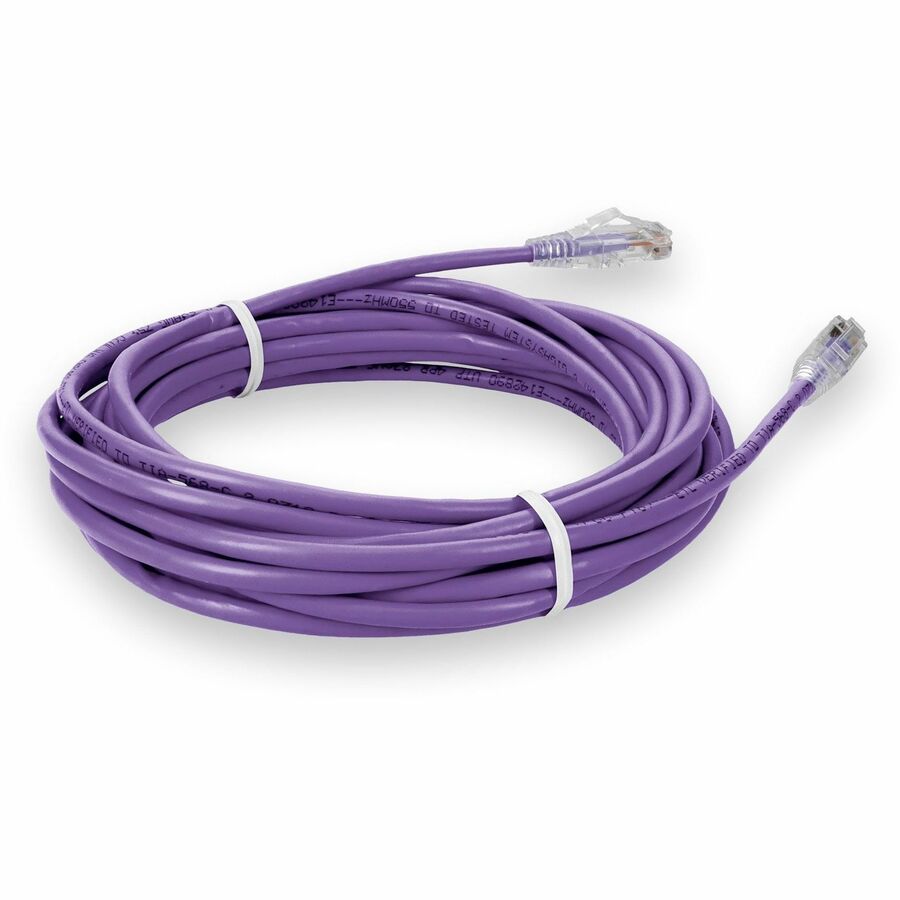 Addon Networks 12Ft Rj45 M/M Cat6 Prpl Utp Cu Patch Cbl Networking Cable Purple 3.66 M U/Utp (Utp)