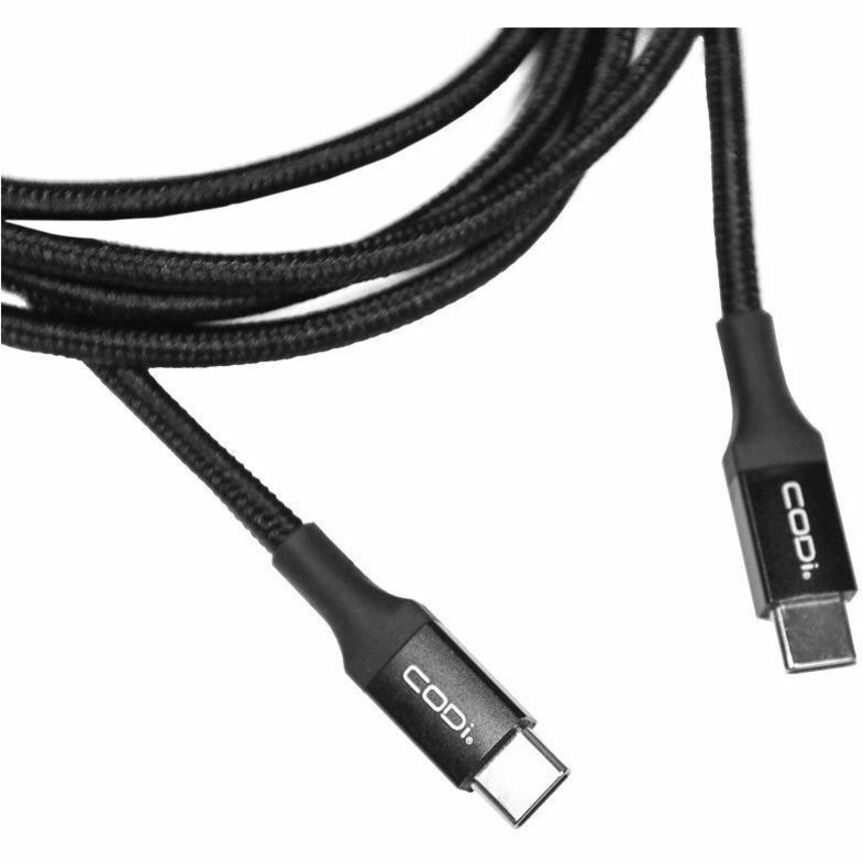 CODi 6' USB-C to USB-C Braided Nylon Charge & Sync Cable A01069