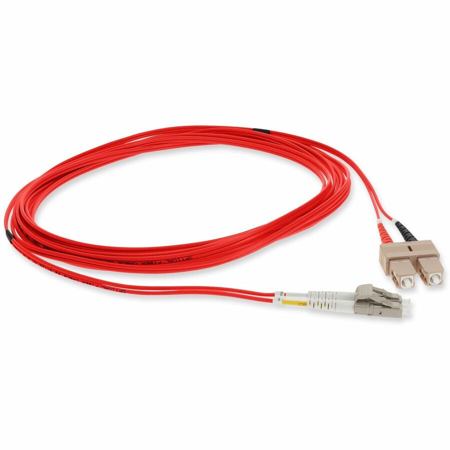 Addon Networks Add-Sc-Lc-1M6Mmf-Rd-Taa Fibre Optic Cable 1 M Om1 Red