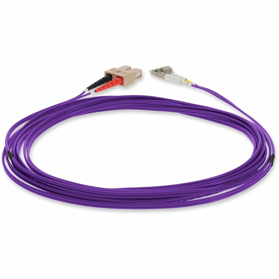 Addon Networks Add-Sc-Lc-2M6Mmf-Pe Fibre Optic Cable 2 M Om1 Purple