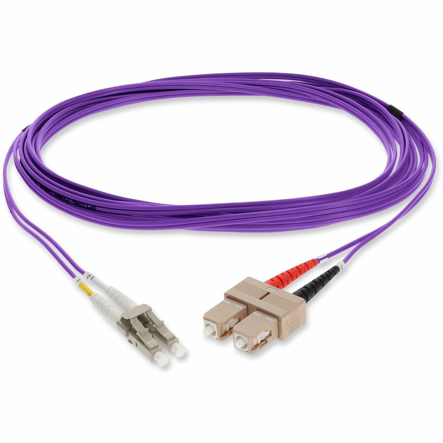 Addon Networks Add-Sc-Lc-2M6Mmf-Pe Fibre Optic Cable 2 M Om1 Purple