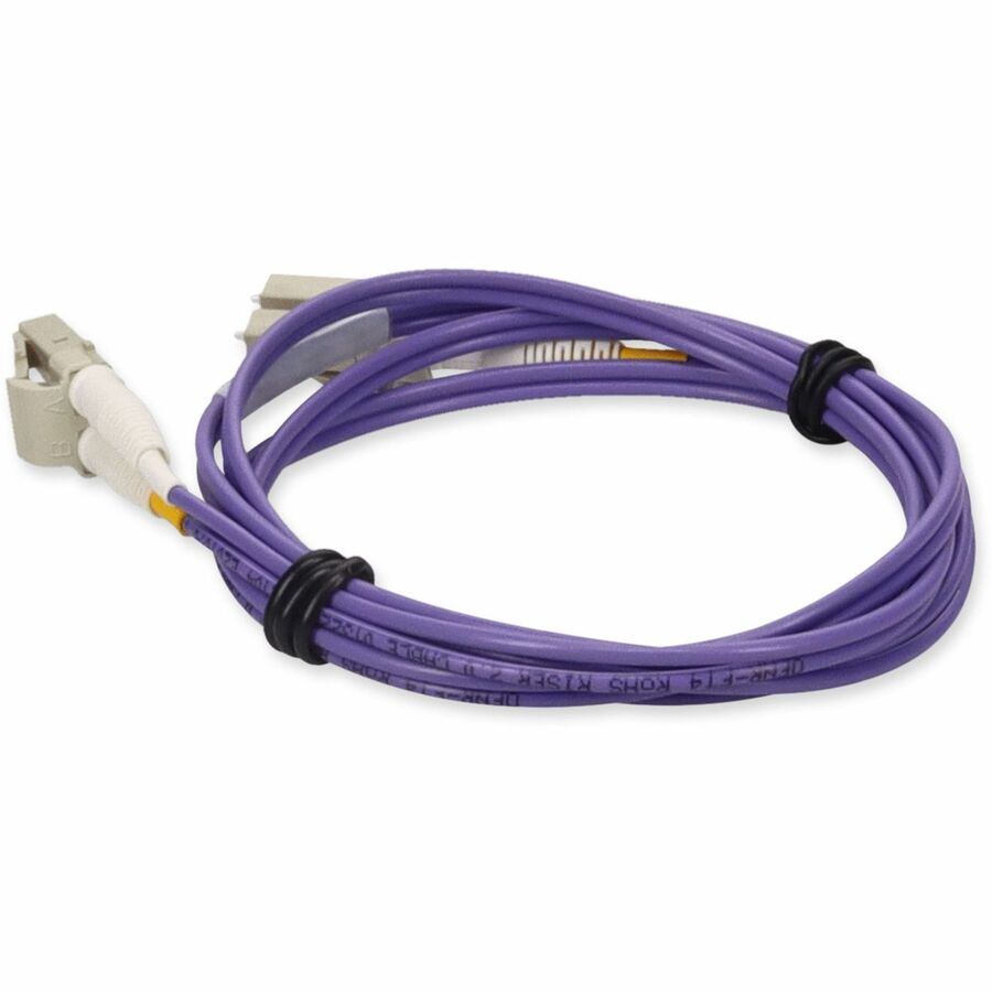 Addon Networks Add-Lc-Lc-1F6Mmf-Pe-Taa Fibre Optic Cable 0.3 M Om1 Purple