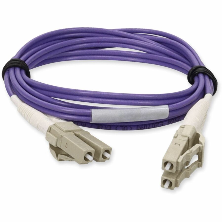 Addon Networks Add-Lc-Lc-1F6Mmf-Pe-Taa Fibre Optic Cable 0.3 M Om1 Purple