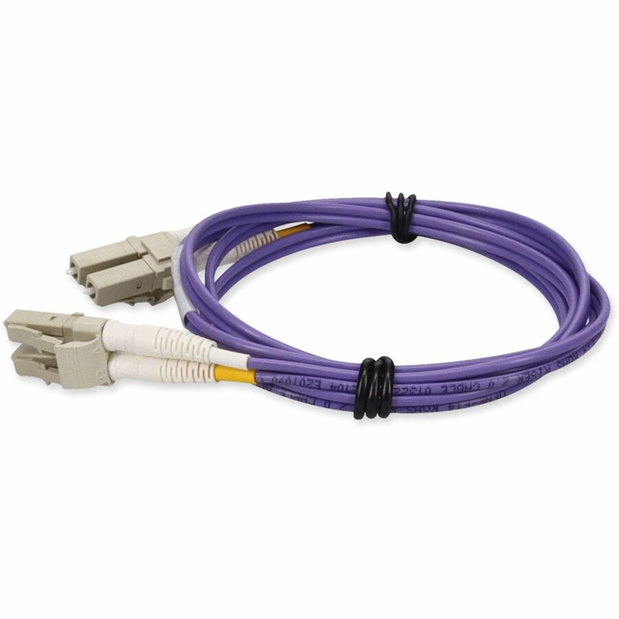 Addon Networks Add-Lc-Lc-1M6Mmf-Pe-Taa Fibre Optic Cable 1 M Om1 Purple