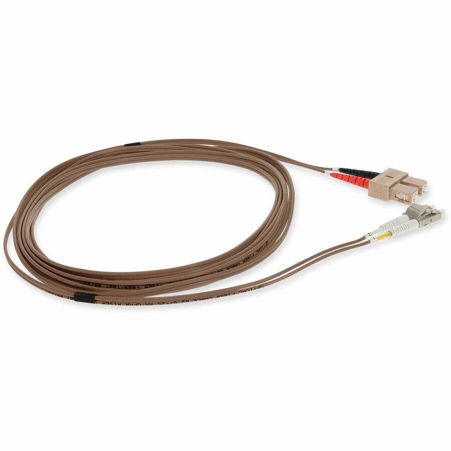 Addon Networks Add-Lc-Sc-1M6Mmf-Bn-Taa Fibre Optic Cable 1 M Om1 Brown