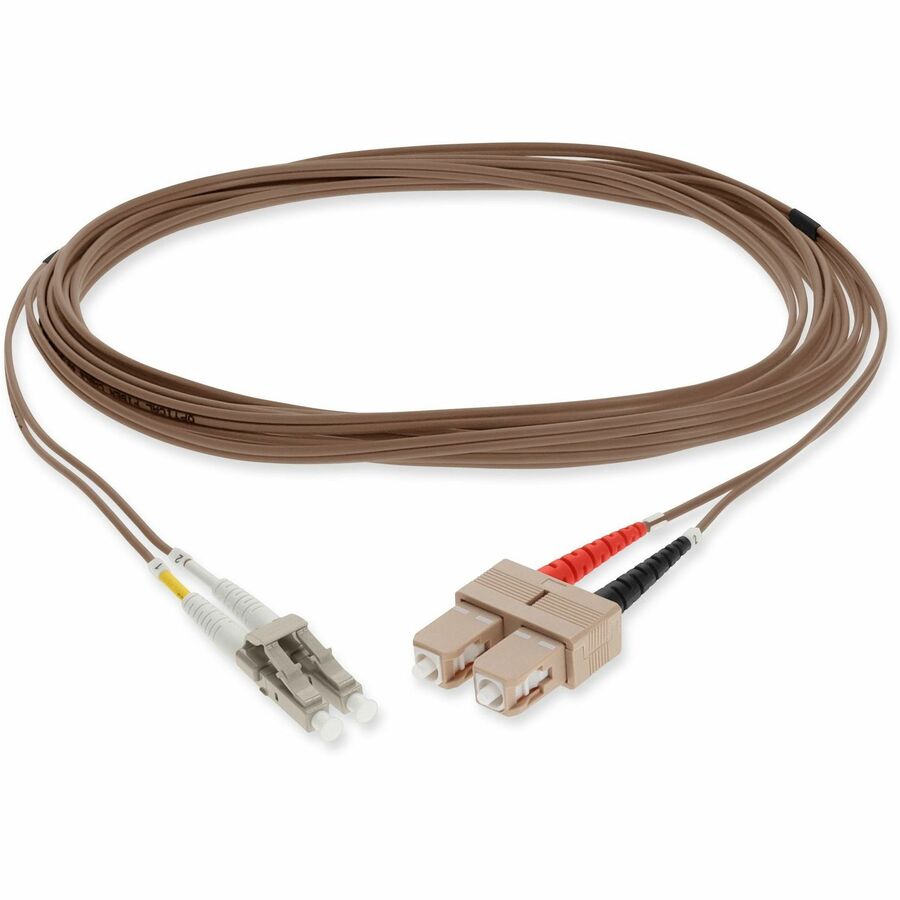 Addon Networks Add-Lc-Sc-1M6Mmf-Bn-Taa Fibre Optic Cable 1 M Om1 Brown