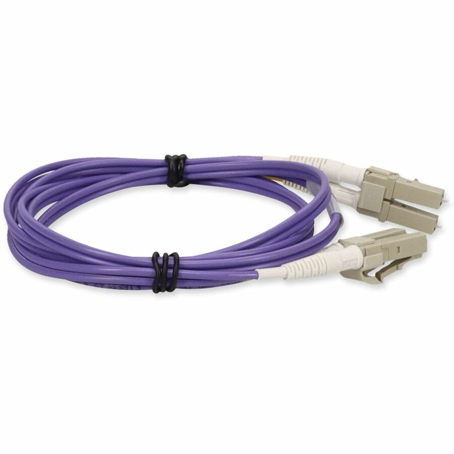 Addon Networks Add-Lc-Lc-3M6Mmf-Pe-Taa Fibre Optic Cable 3 M Om1 Purple