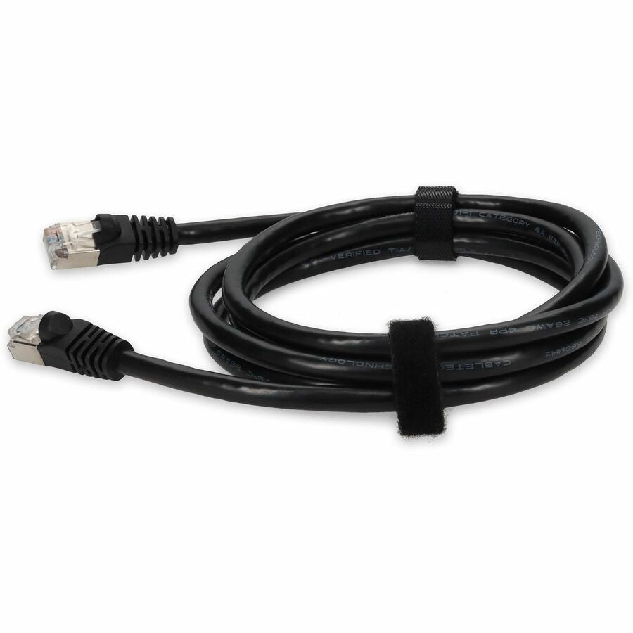 Addon Networks Cat6A Networking Cable Black 2.74 M S/Utp (Stp)