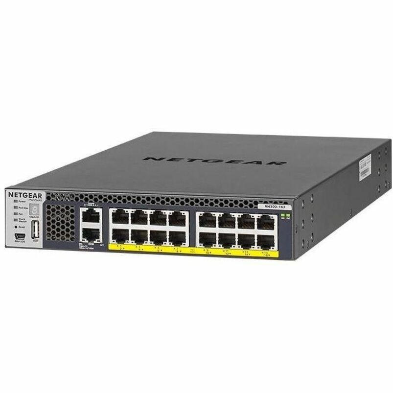 Netgear M4300-16X Managed L3 10G Ethernet (100/1000/10000) Power Over Ethernet (Poe) 1U Black