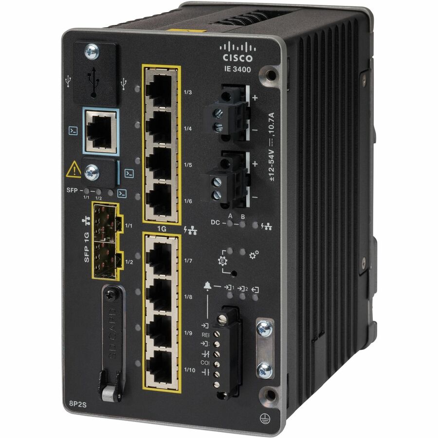 Cisco Catalyst IE-3400-8P2S-E Ethernet Switch