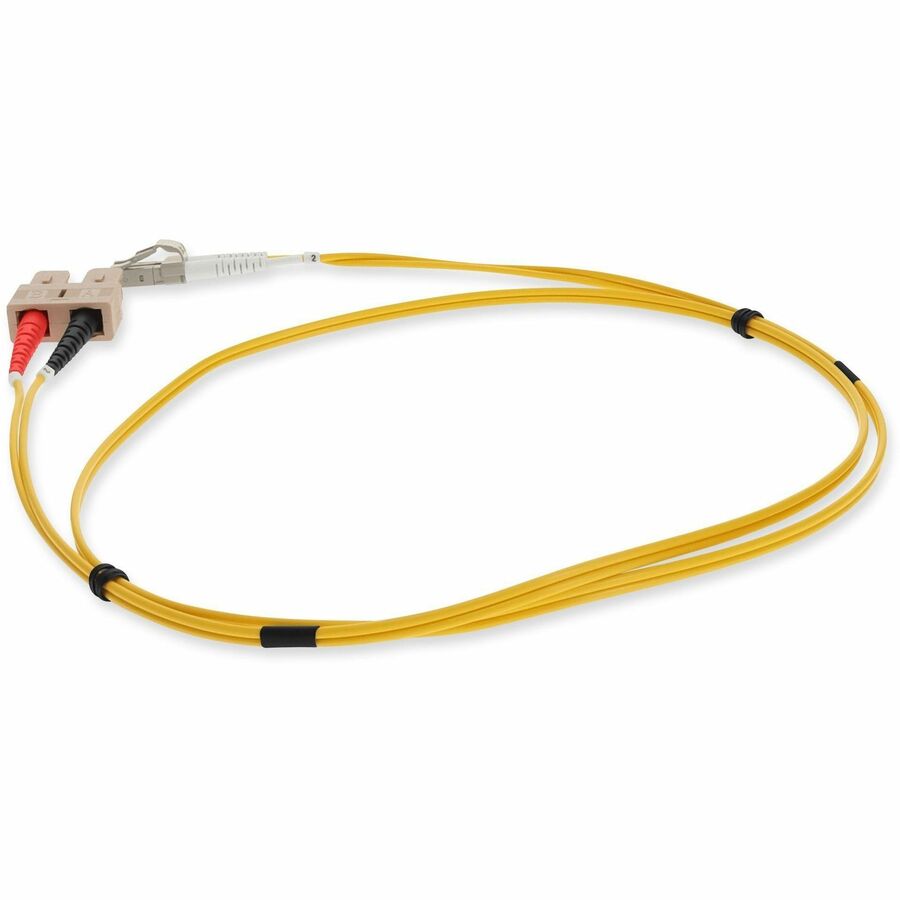 Addon Networks Add-Sc-Lc-1M5Om4P-Yw Fibre Optic Cable 1 M Ofnp Om4 Yellow