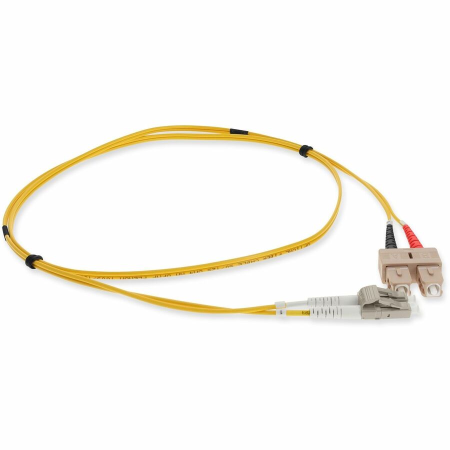 Addon Networks Add-Sc-Lc-1M5Om4P-Yw Fibre Optic Cable 1 M Ofnp Om4 Yellow