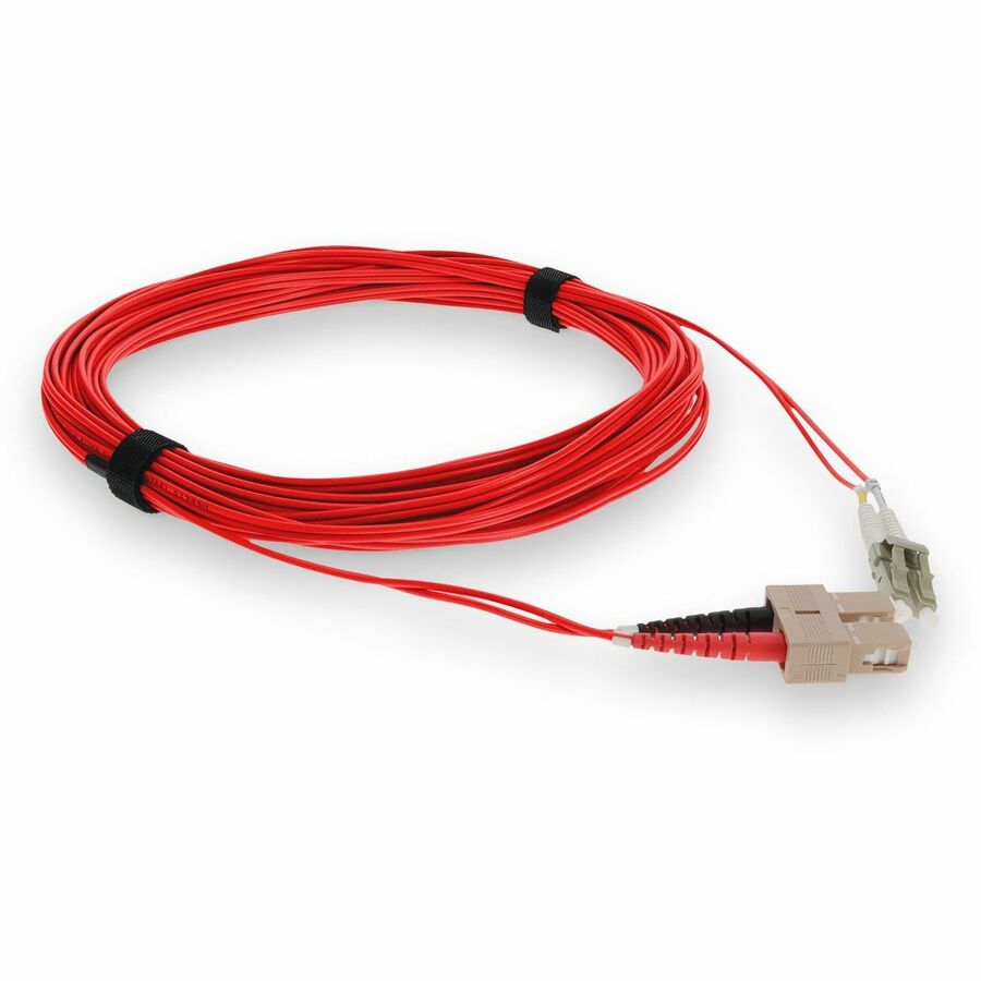 Addon Networks Add-Sc-Lc-4M5Om4-Rd Fibre Optic Cable 4 M Cmr Om4 Red