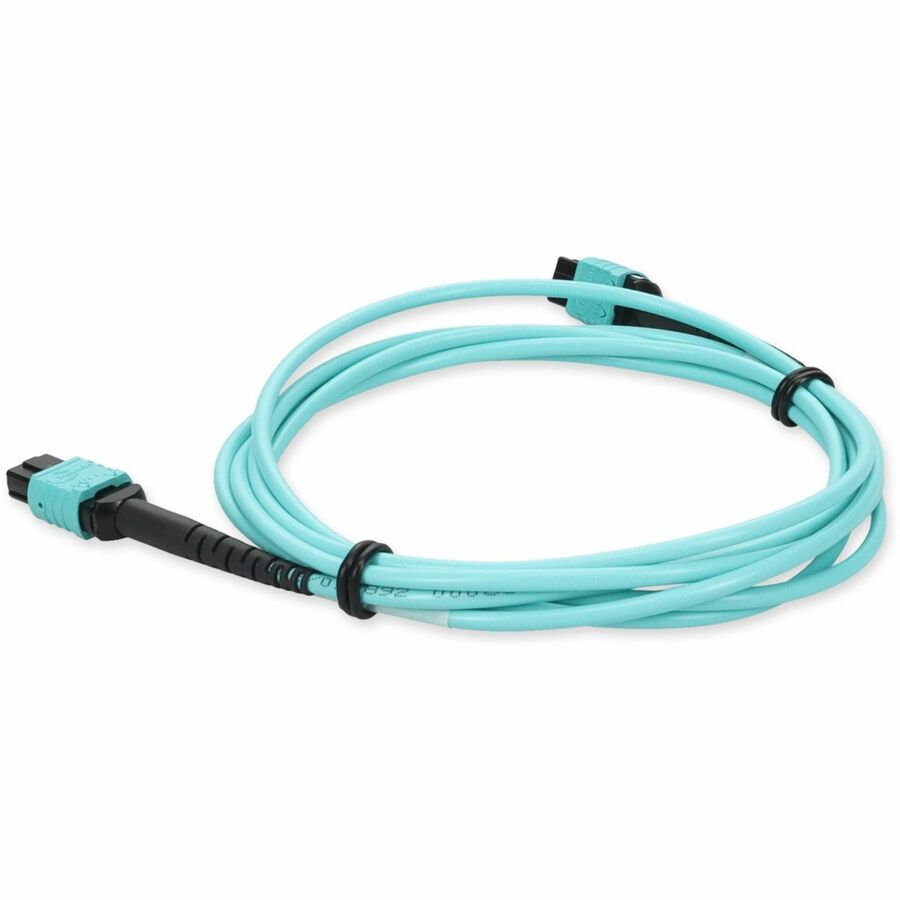 AddOn 2m 24 Fiber MPO/MPO Female to Female Straight OM4 LOMM Patch Cable ADD-24FMPOMPO2M5OM4S