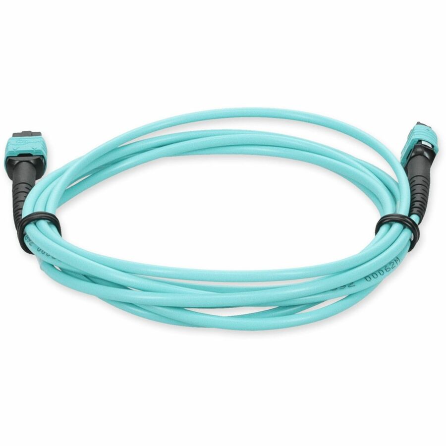 AddOn 2m 24 Fiber MPO/MPO Female to Female Straight OM4 LOMM Patch Cable ADD-24FMPOMPO2M5OM4S