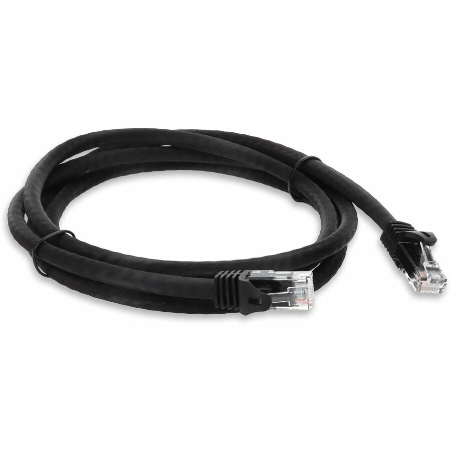 Addon Networks Add-7Fcat6A-Bk Networking Cable Black 2.13 M Cat6A U/Utp (Utp)