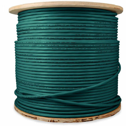 Addon 1000Ft Non-Terminated Green Cat6A Utp Pvc Copper Patch Cable