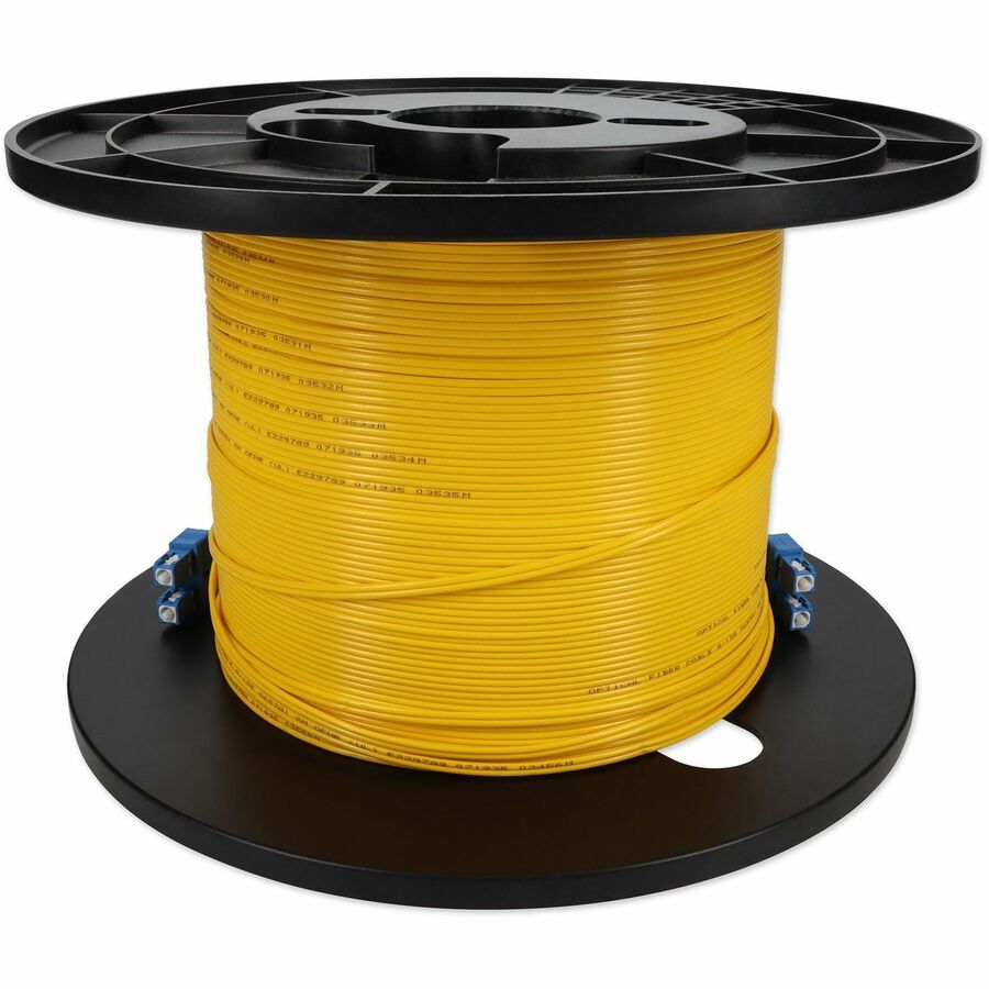 Addon Networks Add-Sc-Sc-99M9Smf Fibre Optic Cable 99 M 2X Sc Ofnr Os2 Yellow