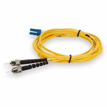 Addon 3M Lc (Male) To St (Male) Straight Yellow Os2 Duplex Plenum Fiber Patch Cable