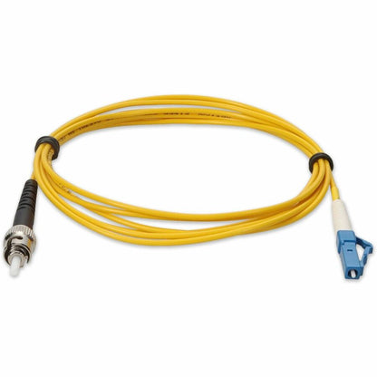 AddOn 3m LC (Male) to ST (Male) Straight Yellow OS2 Simplex Plenum Fiber Patch Cable ADD-ST-LC-3MS9SMFP