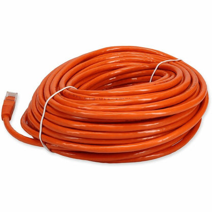 AddOn 100ft Orange CAT 6 PVC Ethernet Cable Snagless Bubble Boot RJ-45 M/M ADD-100FCAT6-OE