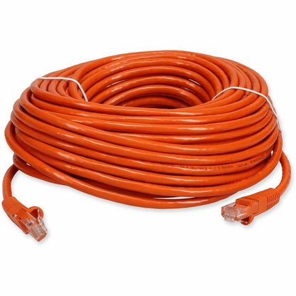 AddOn 100ft Orange CAT 6 PVC Ethernet Cable Snagless Bubble Boot RJ-45 M/M ADD-100FCAT6-OE