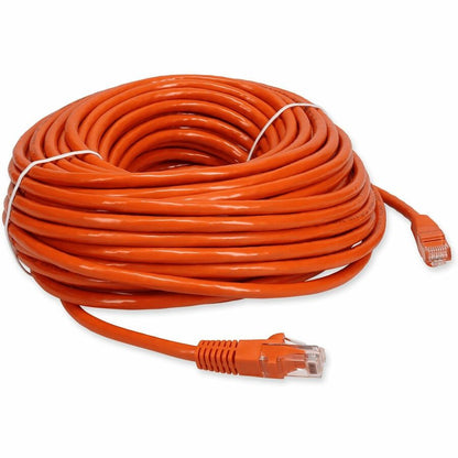 AddOn 100ft Orange CAT 6 PVC Ethernet Cable Snagless Bubble Boot RJ-45 M/M ADD-100FCAT6-OE