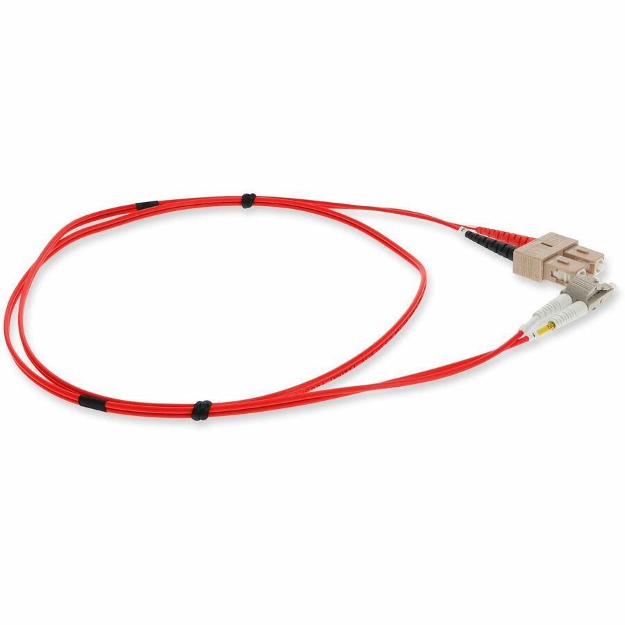 Addon Networks Add-Sc-Lc-6M5Om3P-Rd Fibre Optic Cable 6 M Ofnp Om3 Red