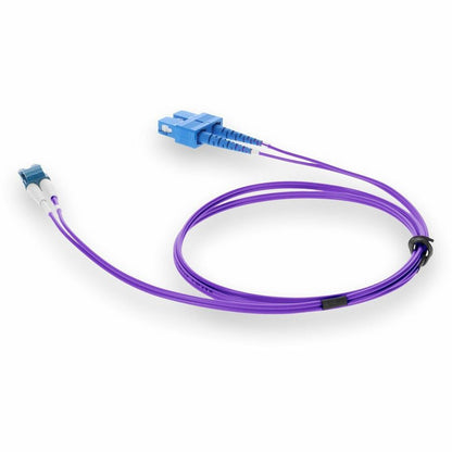 Addon Networks Add-Sc-Lc-7M9Smf-Pe Fibre Optic Cable 7 M Cmr Os2 Purple